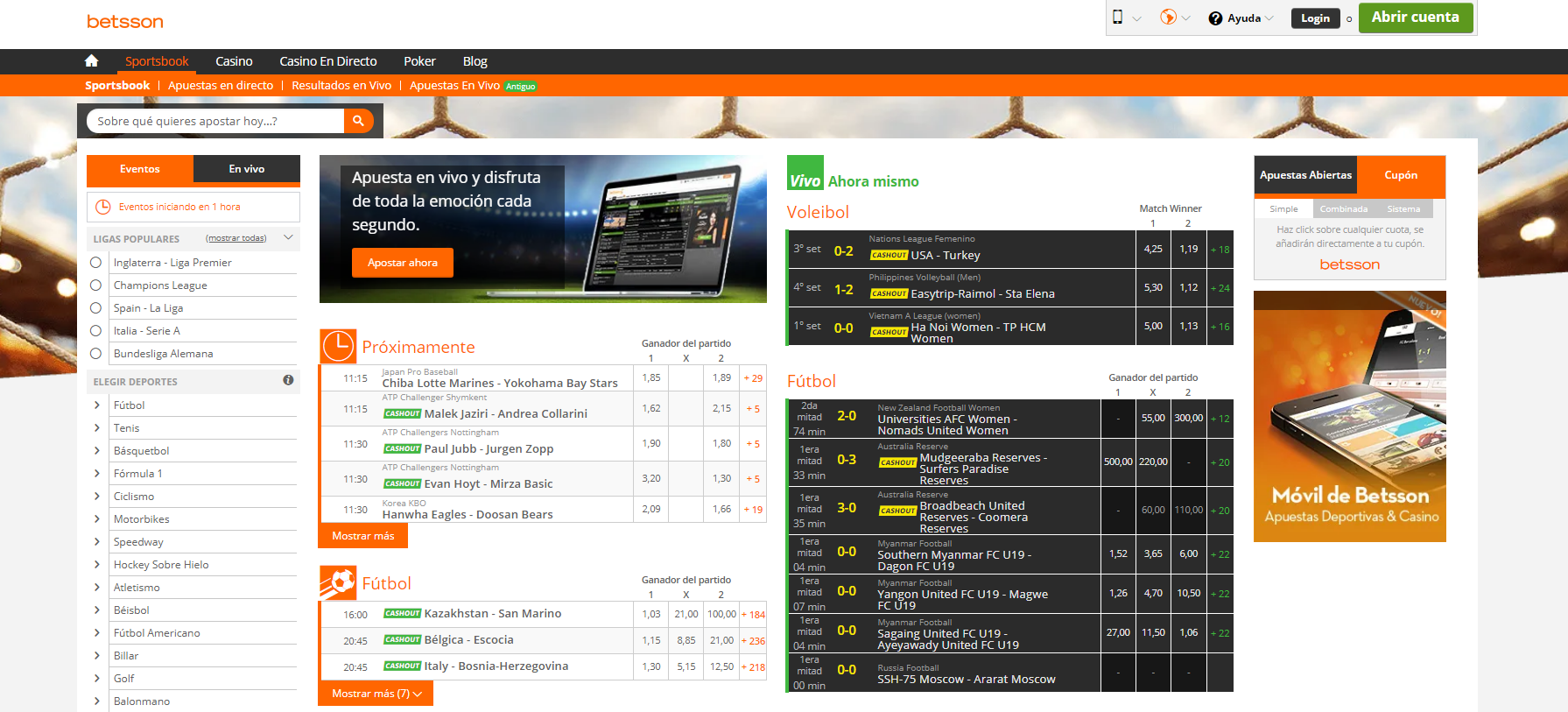 Betsson Apuestas
