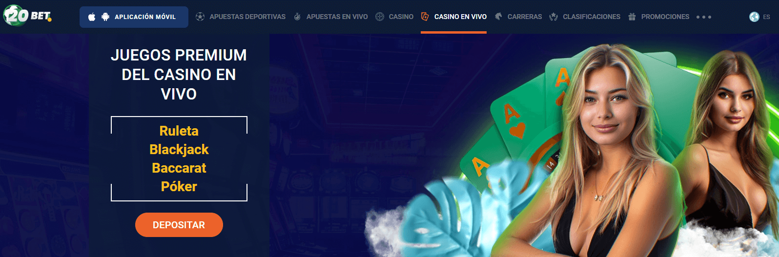 20Bet Casino en Vivo